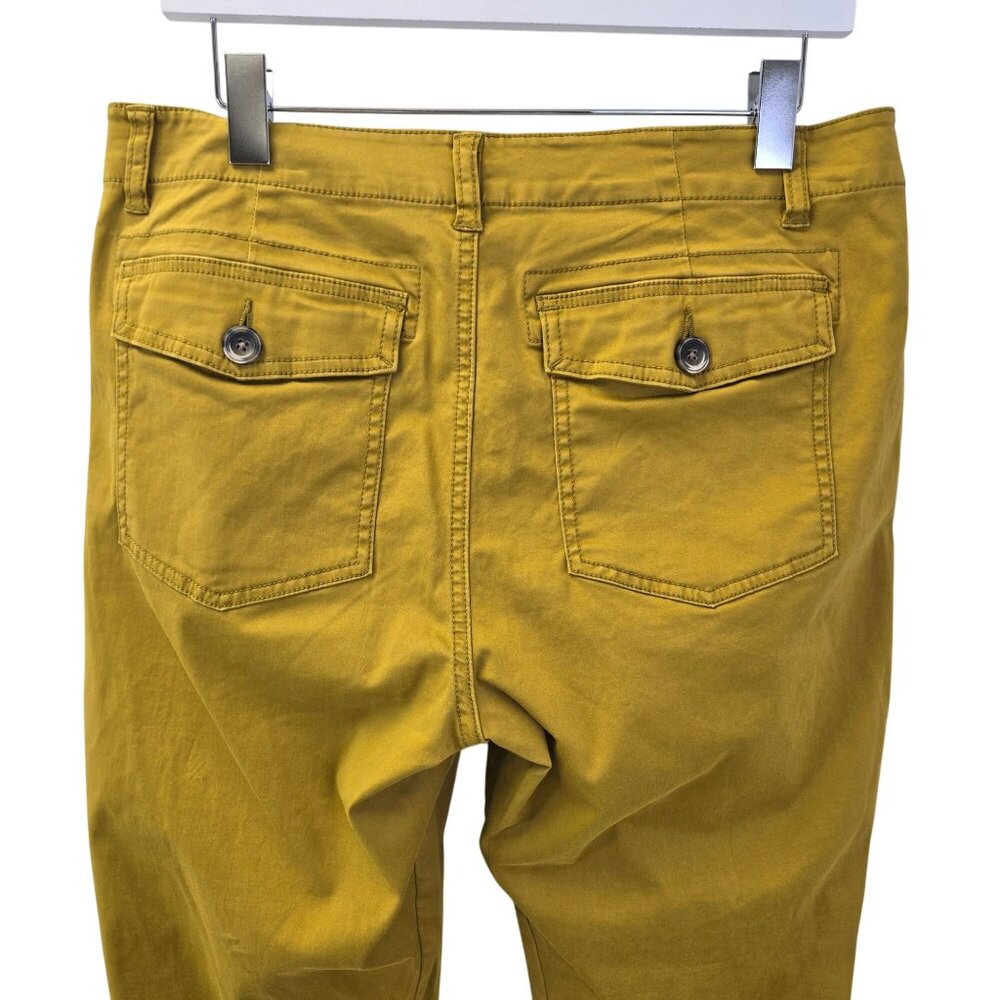 Cabi Tracker Marigold Yellow Jogger Pants Size 10 - Picture 5 of 7